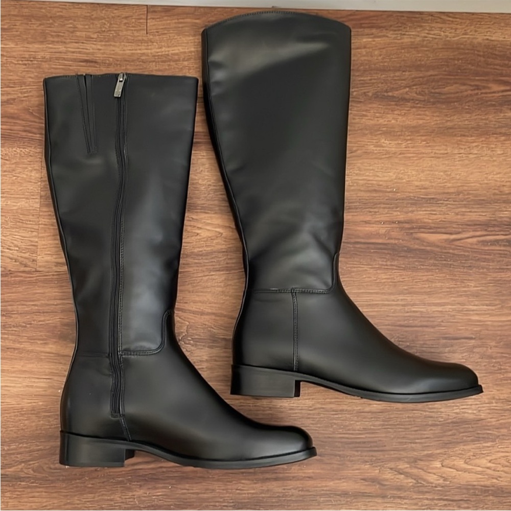 New La Canadienne Sasha Leather Riding Boots - Picture 5 of 8